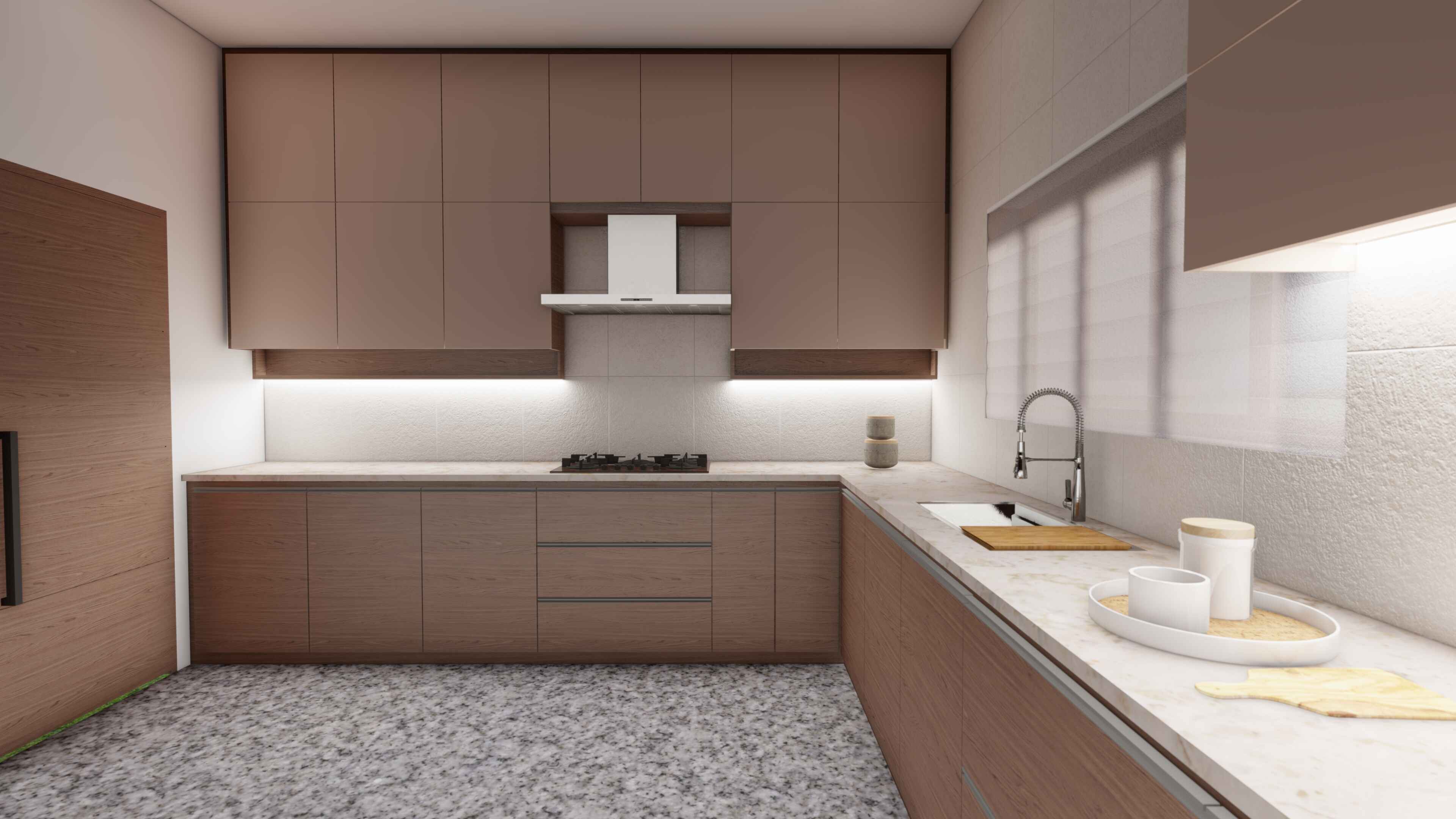 Modern kitchen interior